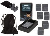 Kamienne KOSTKI LODOWE do Drinków Whisky - 6 sztuk + Worek