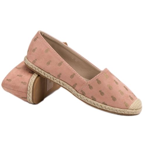 Pudrowe Espadryle W Ananasy r.41 na Arena.pl