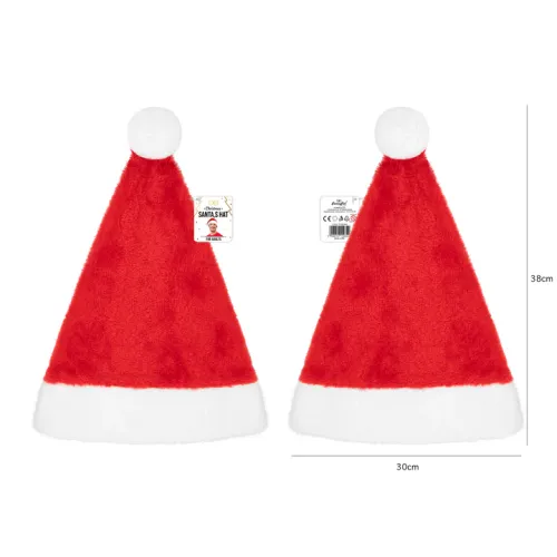 Czapka Mikołaja pluszowa 56cm na Arena.pl