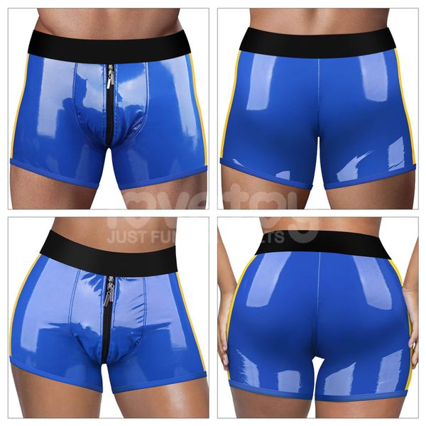 Chic Strap-On Shorts (36 - 39 Inch Waist) Blue zdjęcie 12