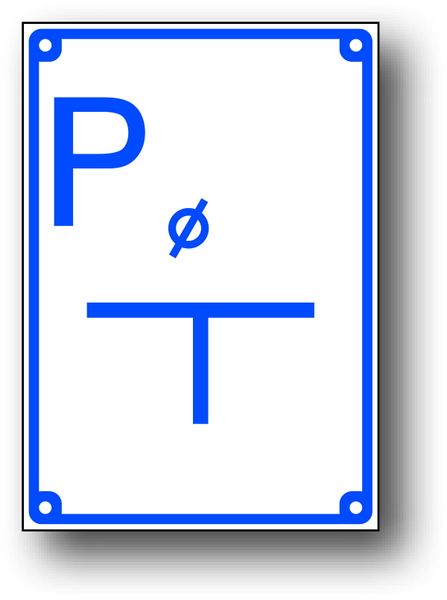 TODW-9 ZNAK P TABLICZKA ORIENTACYJNA PUNKTU POMIAR zdjęcie 1