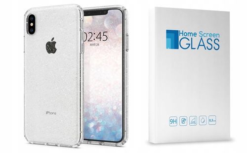 ETUI SPIGEN LIQUID GLITTER IPHONE XS MAX + SZKŁO na Arena.pl