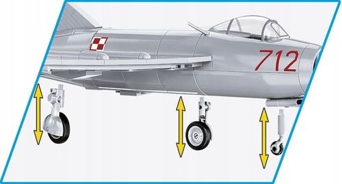 COBI 5822 SAMOLOT LIM-1 POLISH AIR FORCE 1952 na Arena.pl