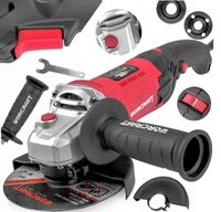 SZLIFIERKA KĄTOWA WORCRAFT AG12-125S LEKKA MOCNA 125mm Regulacja