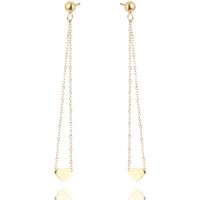 Kolczyki Ze Stali Szlachetnej Pozłacanej Kst2437