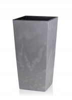 Doniczka IMITACJA BETONU Wysoka + WKŁAD Donica przed drzwi na taras 57x29cm