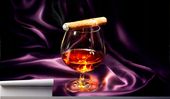 Fototapeta CYGARO SZKLANKA WHISKY 200x130