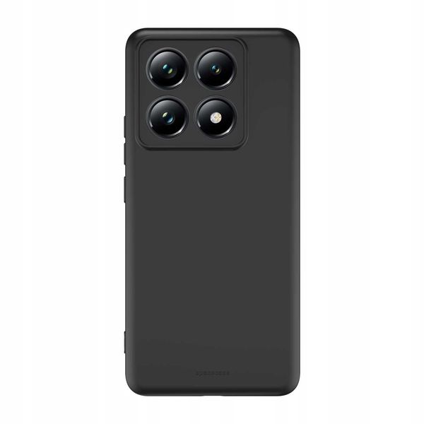 Spacecase Silicone Case 3.0 Xiaomi 14T Pro Black zdjęcie 3