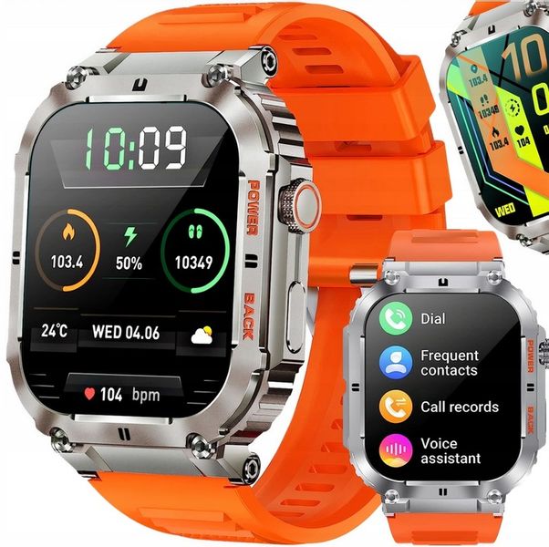 SMARTWATCH ZEGAREK MĘSKI ROZMOWY POLSKIE MENU PULS CIŚNIENIE POWIADOMIENIA zdjęcie 6
