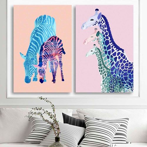 Deco Panel, Dwie zebry 2 70x100 na Arena.pl