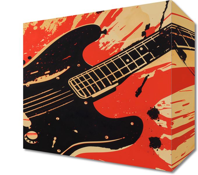 Obraz 20x20cm Gitara Elektryczna zdjęcie 1