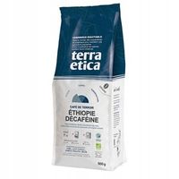 Kawa ziarnista BEZKOFEINOWA arabica 100 % ETIOPIA FAIR TRADE BIO 500 g Cafe