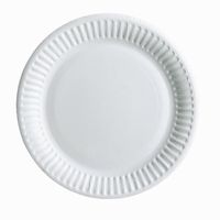 Talerzyki papierowe białe 18cm 100szt