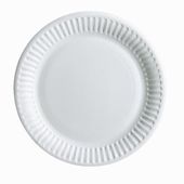 Talerzyki papierowe białe 18cm 100szt