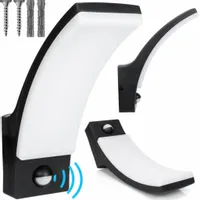 KINKIET ZEWNĘTRZNY LAMPA LED ELEWACYJNA OGRODOWA Z CZUJNIK RUCHU ZMIERZCHU