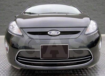 Ford Fiesta - Chromowane Listwy Grill Chrom Atrapy Zderzaka Tuning na Arena.pl