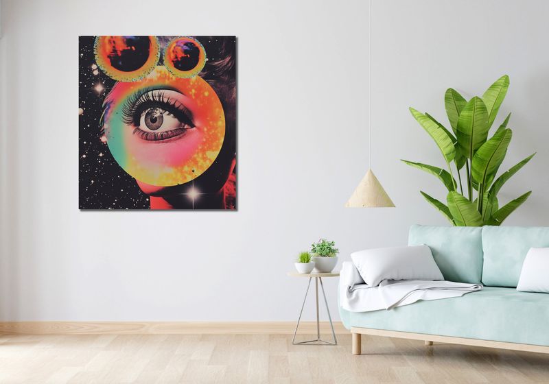 Obraz 90x100cm Oko w Kosmosie zdjęcie 2