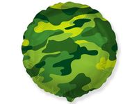 Balon foliowy "Okrągły (moro)", 45 cm (18 cali) [balon z helem]