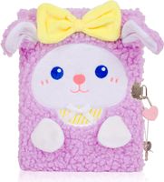 Pamiętnik dla dzieci na kluczyk pluszowy alpaka różowy 160 stron A5