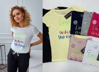 LAMAJKA damska bluzka koszulka damski t-shirt S/M