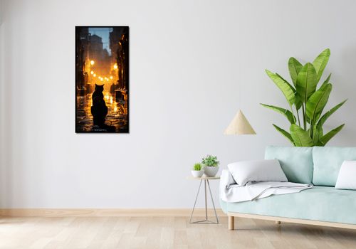 Plakat 50x100cm Samotna Wędrowczyni na Arena.pl