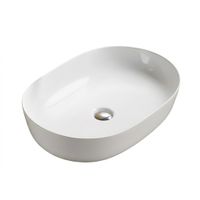 Umywalka nablatowa Corciano Linea Forte Lśniąca Biel 60x42x14 cm