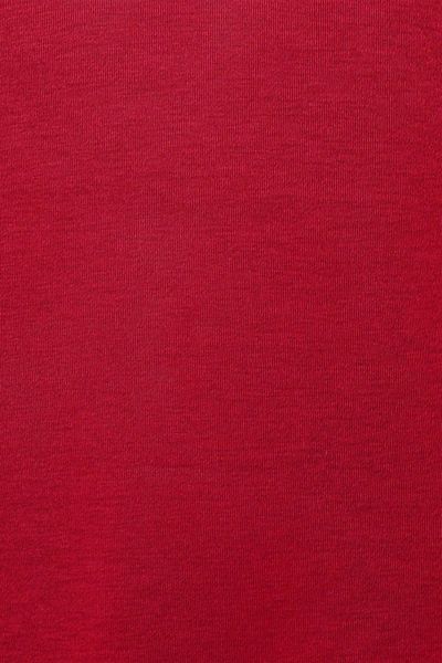 Bordowa Asymetryczna, Przeplatana Tunika - 36 / S zdjęcie 5