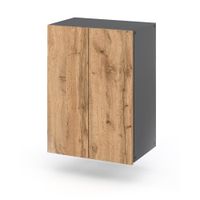 Szafka Łazienkowa Wisząca Wąska Nad Umywalkę Szara Wotan 40cm Nad Geberit