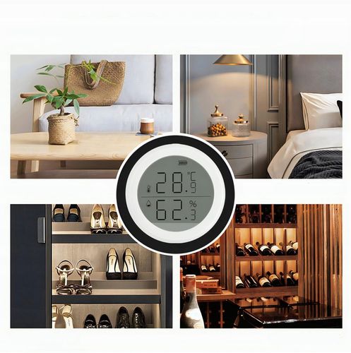 Czujnik Temperatury i Wilgotności ZigBee TUYA LCD Smart Life Dom na Arena.pl