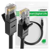 kabel sieciowy ugreen  nw102 ethernet rj45, cat.6, utp, 8m (czarny)