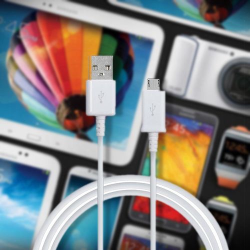 Oryginalny kabel SAMSUNG 1,5m micro USB BIAŁY na Arena.pl