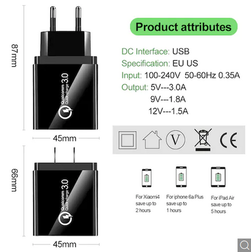 UNIWERSALNA ŁADOWARKA BIAŁA 2.1A 1xUSB PC23 na Arena.pl