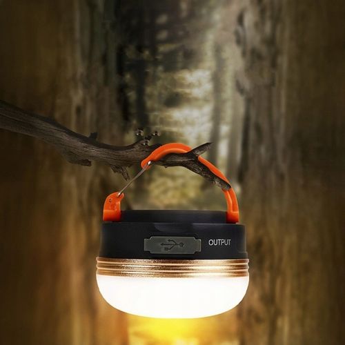 LAMPA TURYSTYCZNA LATARKA KEMPINGOWA LED POWERBANK LED LAMPA NAMIOTU na Arena.pl