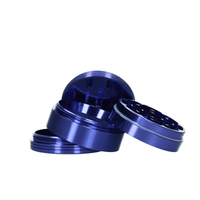 młynek metalowy silver 4 części 55 mm mix kolor