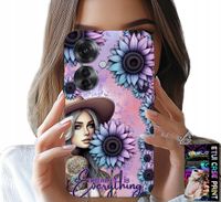 ETUI DO OPPO RENO11 F 5G - KOBIETA W SŁONECZNIKACH, KOBIECE WZORY