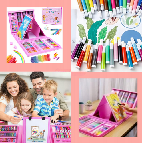 Zestaw artystyczny dla dzieci 208 elementów na Arena.pl