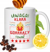 Kubek Dla Klary Koleżanki Przyjaciółki Żony Prezent Z Nadrukiem Biały 330Ml
