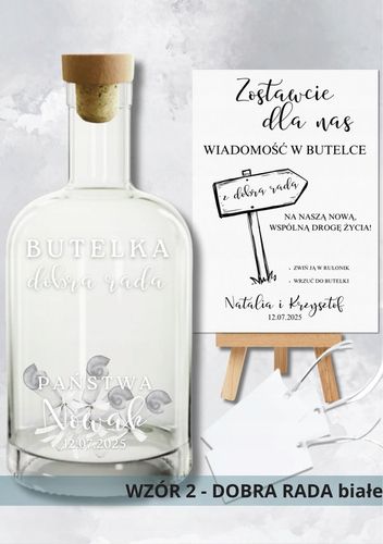 Księga Gości Butelka LIST W BUTELCE Znakomite Wesele Ślub Chrzest Komunia na Arena.pl