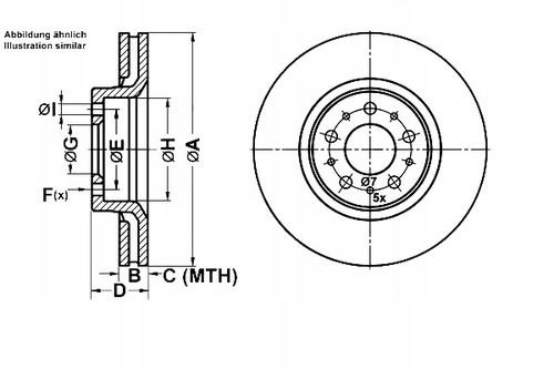 TARCZA HAM PRZOD 305X28 V POWER DISC ATE na Arena.pl