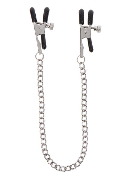 Adjustable Clamps With Chain Silver zdjęcie 1