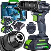 AKUMULATOROWA WIERTARKO-WKRĘTARKA BEZSZCZOTKOWA + 2X AKU + ŁADOWARKA