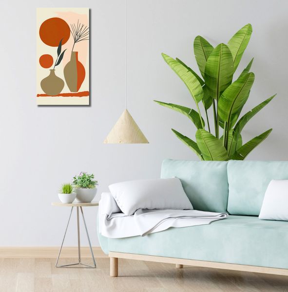 Obraz 30x60cm Wazy w Czerwieni zdjęcie 2