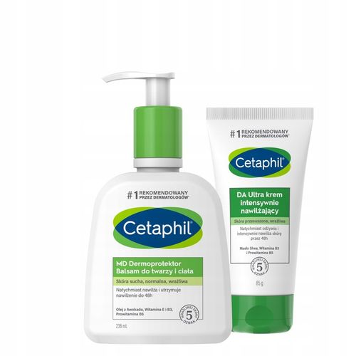 Zestaw Cetaphil MD Balsam nawilżający 236 ml i DA Ultra Krem 85 g na Arena.pl