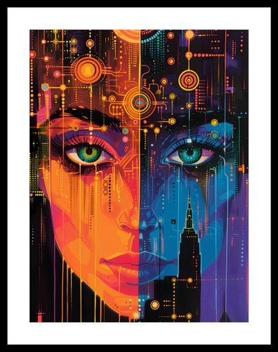 Plakat 30x40cm Cyfrowa Psyche na Arena.pl