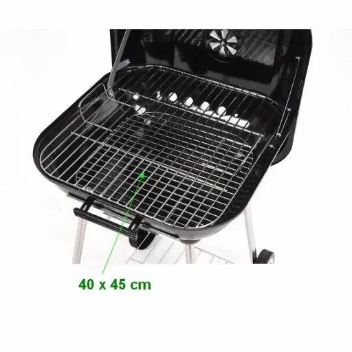 KOMPLET GRILL WĘGLOWY I PODPAŁKA 40 KOSTEK PIKNIK zdjęcie 5