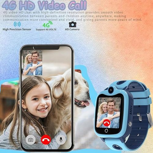 Smartwatch dla dzieci Smart-Trend Smartwatch SIM CARD niebieski 4G na Arena.pl