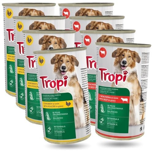 MOKRA KARMA DLA PSA PUSZKA ZESTAW MIX SMAKÓW 1240G na Arena.pl