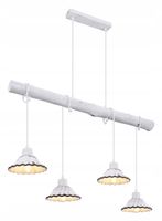 LAMPA WISZĄCA ZWIS GLOBO JOWITA 54050-4H BIAŁY