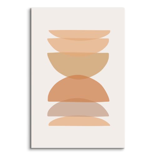 Obraz Na Płótnie Do Salonu Minimalizm Styl Boho Abstrakcja 70cm x 100cm na Arena.pl