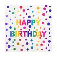 serwetki papierowe happy birthday 33x33cm/10 szt